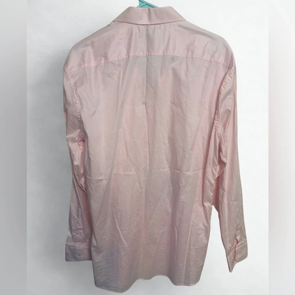 GUCCI Men’s Long Sleeve Button-Up Shirt – Pink Cotton Approx Size XXL–XXXL Italy